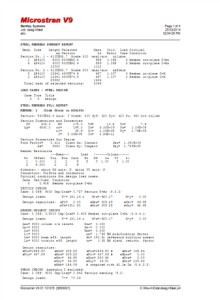 Generate Automatic Steel Member Design Report Summary